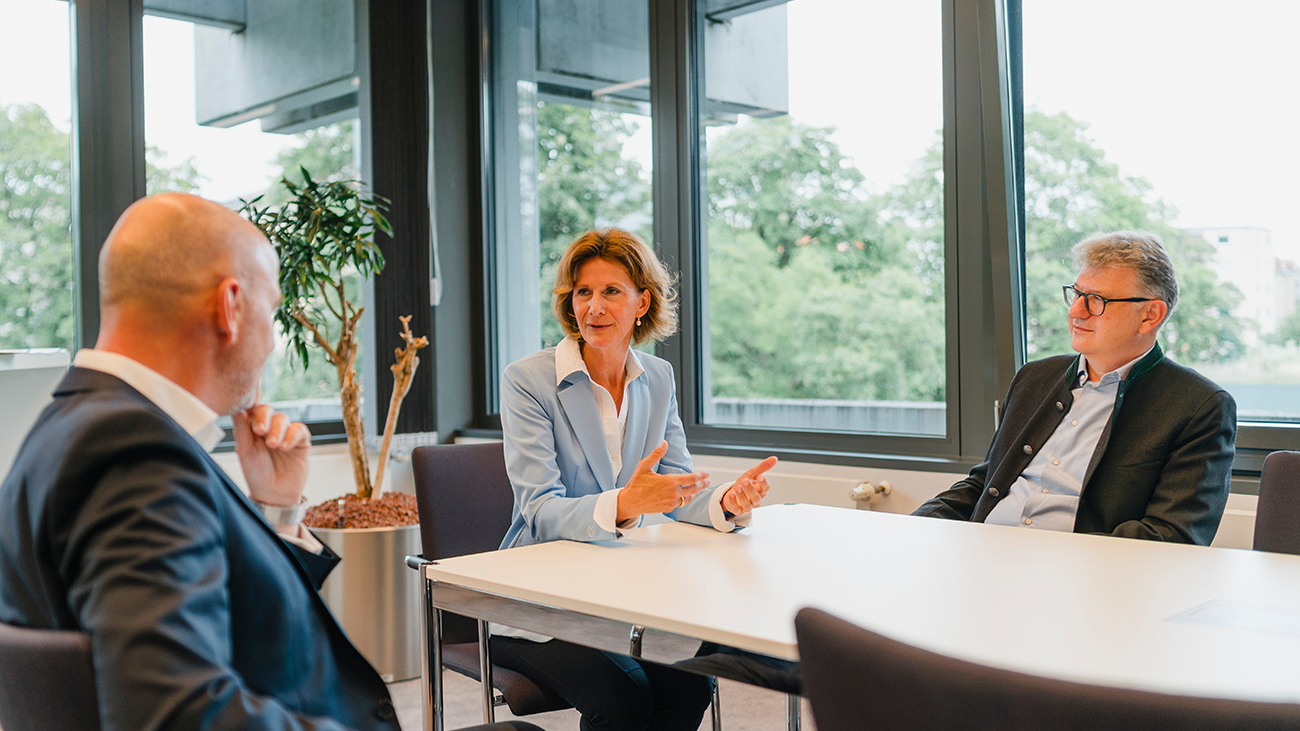 Dr. Marc Lucassen, Ute Bühler und Reinhold Braun